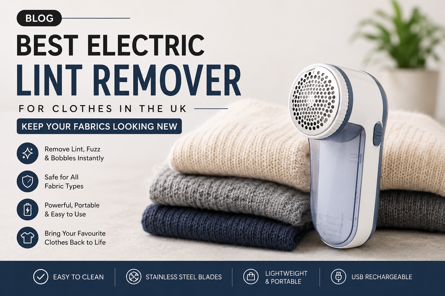 Best Electric Lint Removers for Clothes in the UK (2026 Guide)