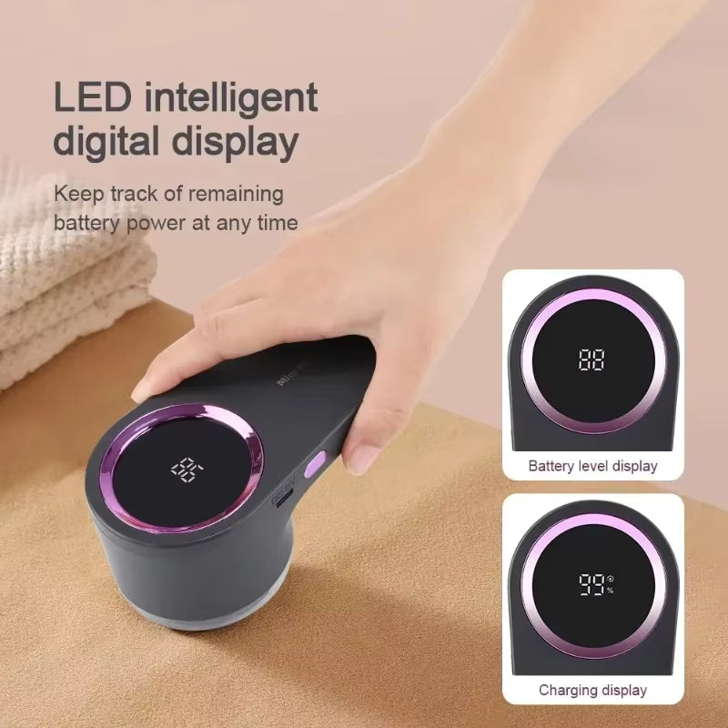 Electric Lint Remover for Clothes | Portable Fabric Shaver & Pet Hair Remover
